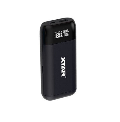Accessory - XTAR - PB2S Two Bay USB-C Battery Bank Charger - Black