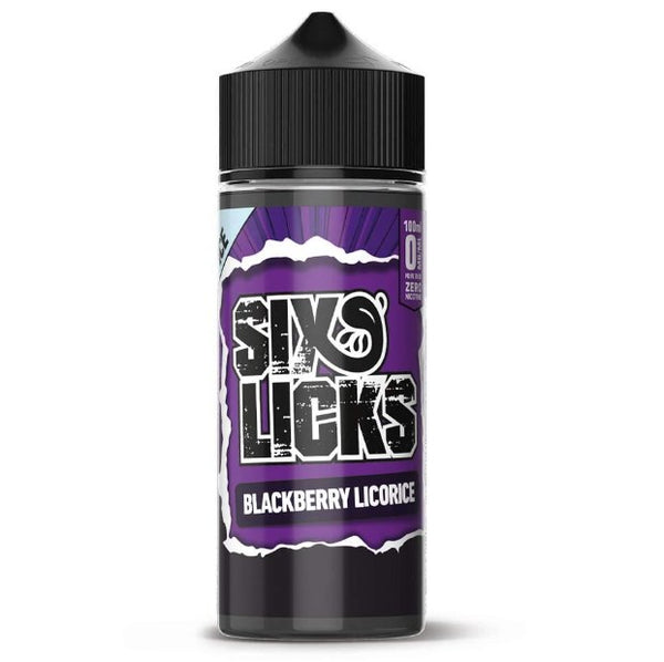 Freebase E-Juice - Six Licks - Blackberry Licorice (Bite The Bullet)  100ml