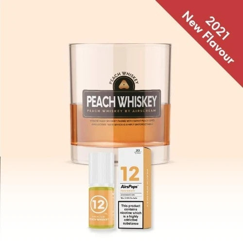 E-Juices - Airscream - 313 E-LIQUID - 40mg Series No 12 Peach Whiskey