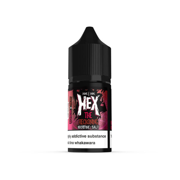 E-Juices - Hex | The Reckoning | Salts | 30ml - 35mg Raspberry Cherry