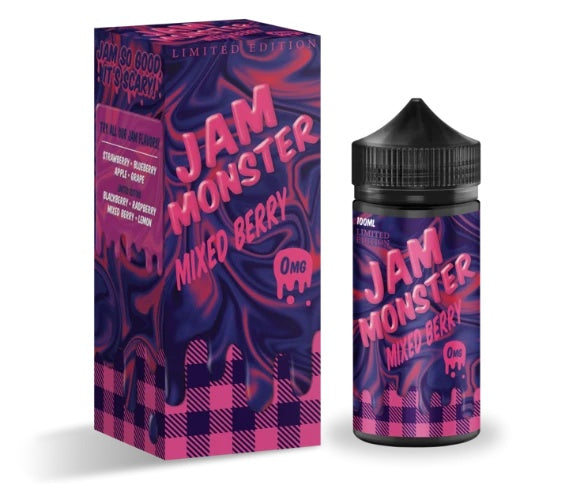 E-Juices - Jam Monster | Mixed Berry | 100ml