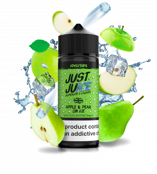 E-Juices - Just Juice - Apple & Pear Ice 120ml
