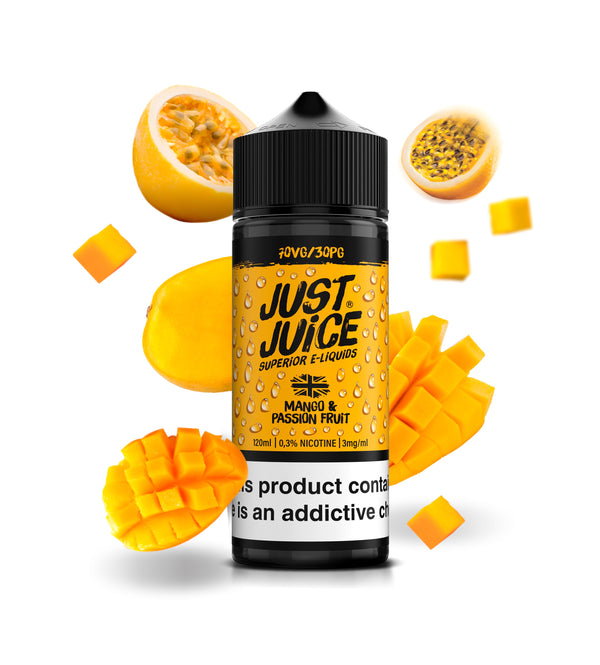 E-Juices - Just Juice - Mango & Passion Fruit 120ml