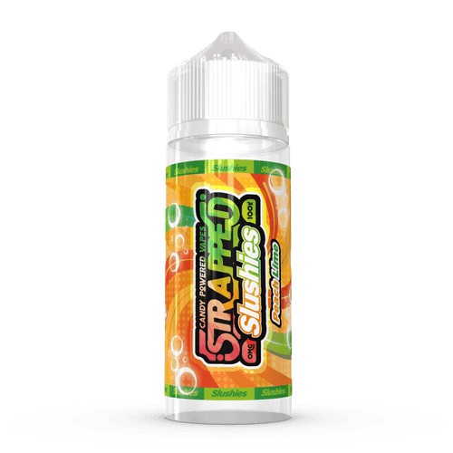 E-Juices - Strapped | Slushies | Peach Lime | 100ml 0mg