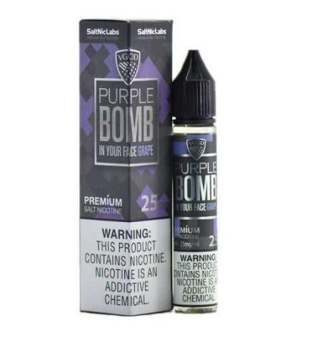 Vgod - 30ml Nic Salt E-juice Purple Bomb Flavour