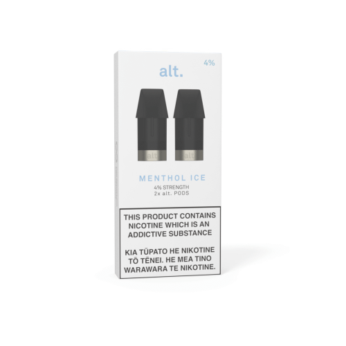 Pods - ALT - REPLACEMENT POD 2-PACK - Menthol Ice 0%/2%/4%