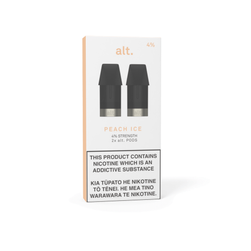 Pods - ALT - REPLACEMENT POD 2-PACK - Peach Ice 4%